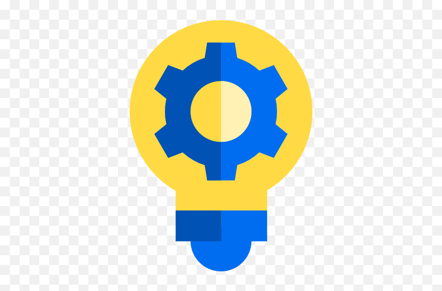 Cogwheel Tools And Utensils Settings - Bulb Light Gear Png,Blue Light Bulb Icon