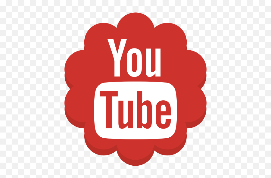 Social Round Flower Media Youtube Icon - Logo Youtube Flower Icon Png,Social Media Icon Graphics