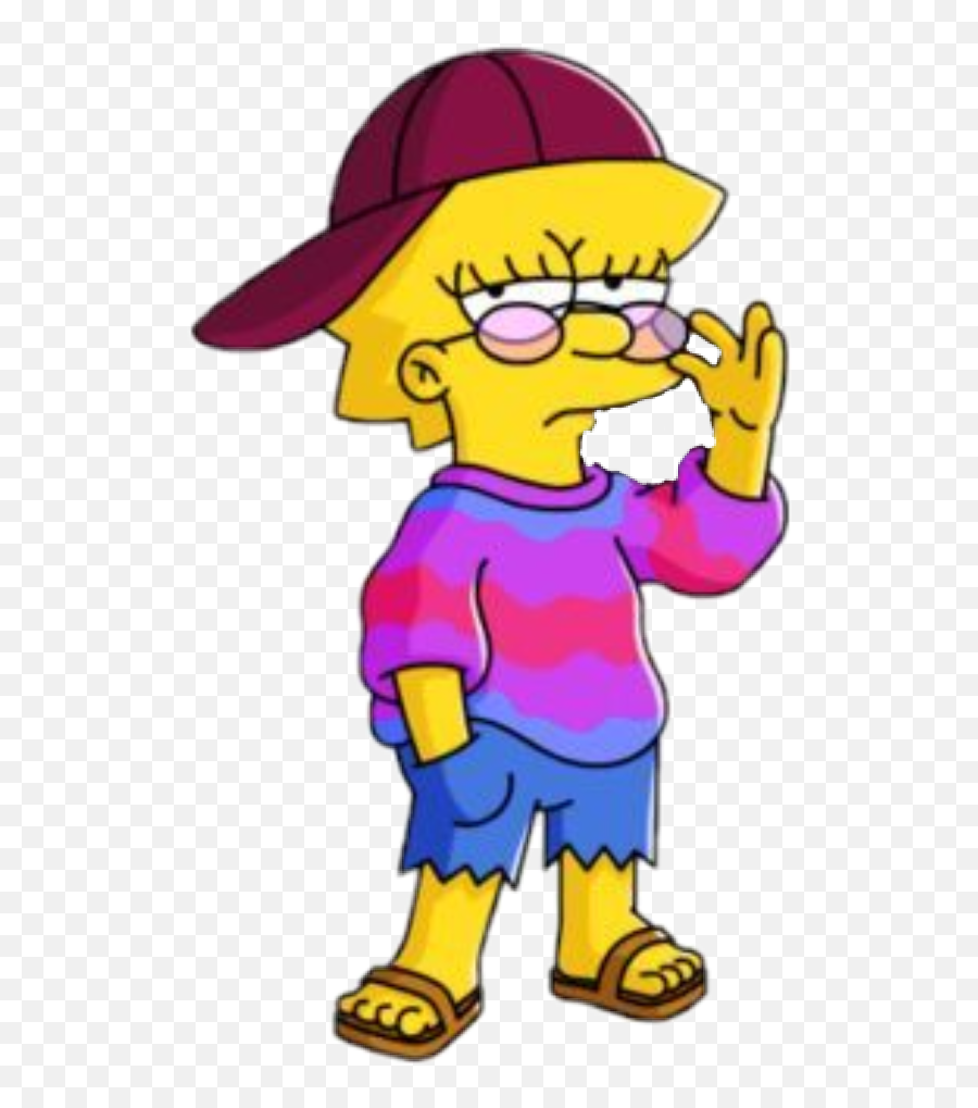 90s Thesimpsons Stilllovethem Icon - Gangsta Lisa Simpson Png,Boy Icon Of The 90s
