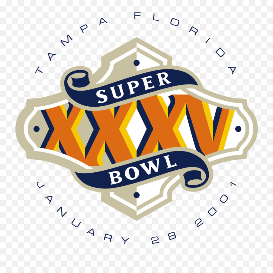 Super Bowl Xxxv - Wikipedia Super Bowl Xxxv Logo Png,Ravens Logo Transparent