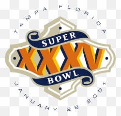 Super Bowl Xxxv - Wikipedia Super Bowl Xxxv Logo Png,Ravens Logo Transparent