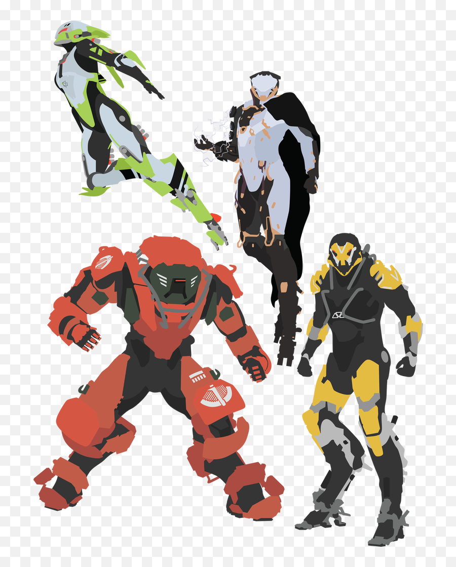Vector Art Game Character - Anthem Character Png Transparent,Rpg Character Icon