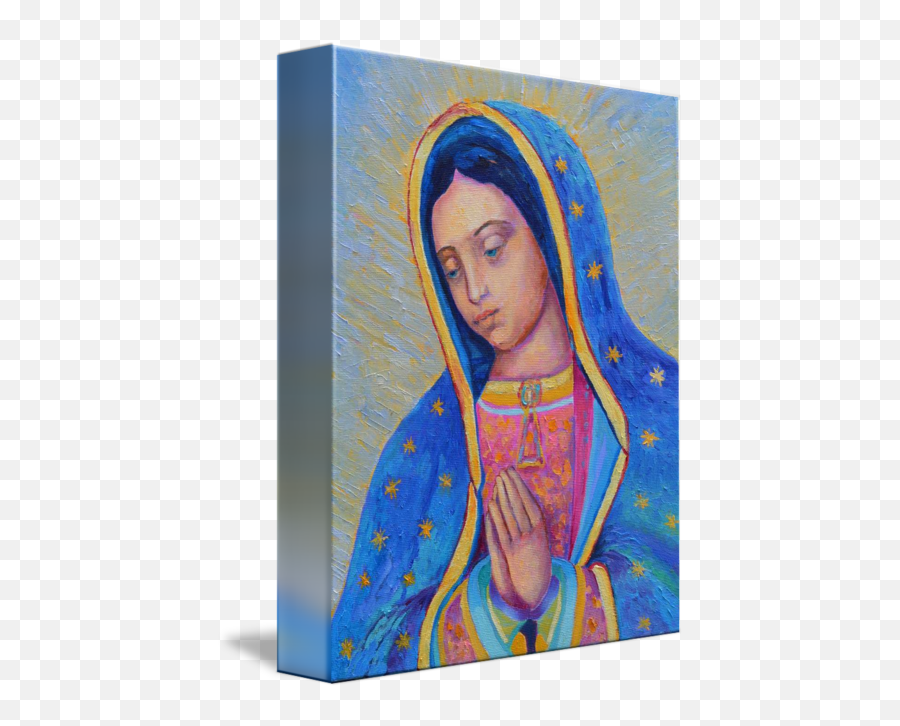Our Lady Of Guadalupe Painting Virgin Mary Art By Magdalena - Guadalupe Virgin Mary Paintings Png,Madonna And Child Byzantine Icon
