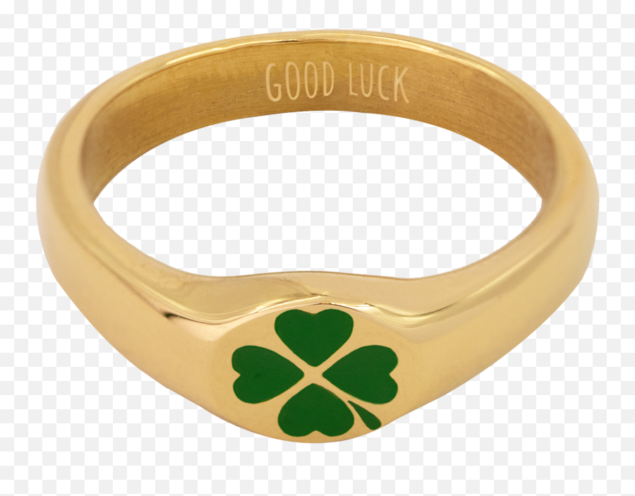 Good Luck Ring Gold - Murandum En Solid Png,Van Cleef Icon Rings