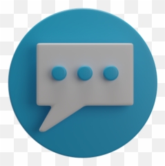 Premium Online Chat 3d Illustration Download Png Obj Or - Dot