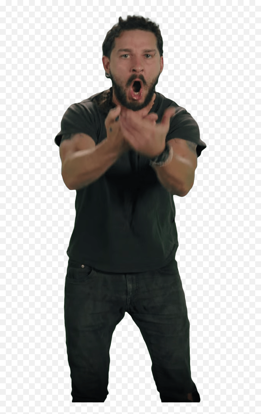 Angry Man Png - Just Do It Meme Png,Shia Labeouf Png