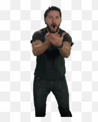 Angry Man Png - Just Do It Meme Png,Shia Labeouf Png