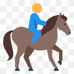 Download Hd Horseback Riding Icon - Png