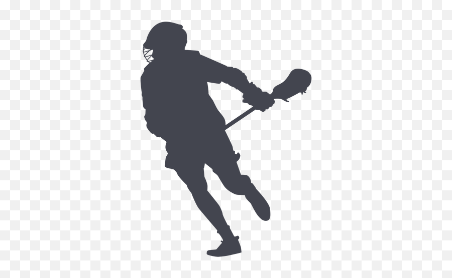 Lacrosse Player With Stick Silhouette Transparent Png U0026 Svg - Lacrosse Silhouette Transparent Png,Lacrosse Sticks Icon