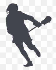Lacrosse Player With Stick Silhouette Transparent Png U0026 Svg - Png