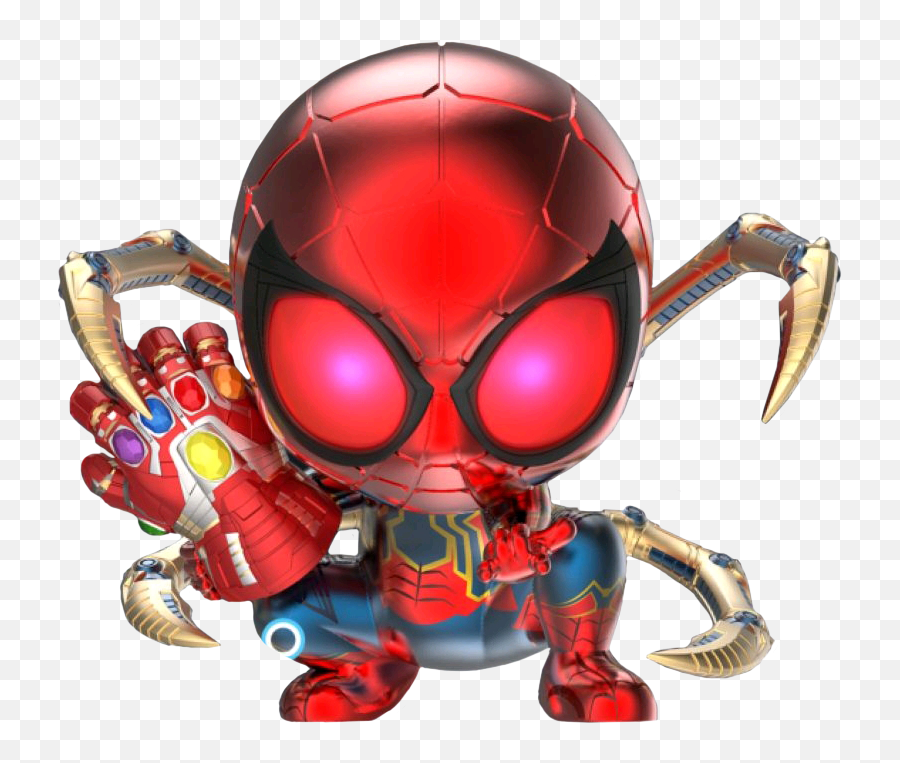 Avengers 4 Endgame Iron Spider Instant Kill Mode Light - Up Cosbaby Iron Spider Red Png,Iron Spider Png