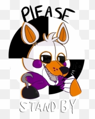 Eldritch - bcing u201c PLEASE STANDBY donu0027t reposttraceedit Sister Location Lolbit Poster png