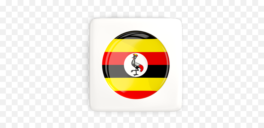 Square Icon With Round Flag - Uganda Flag Png,Round Square Png
