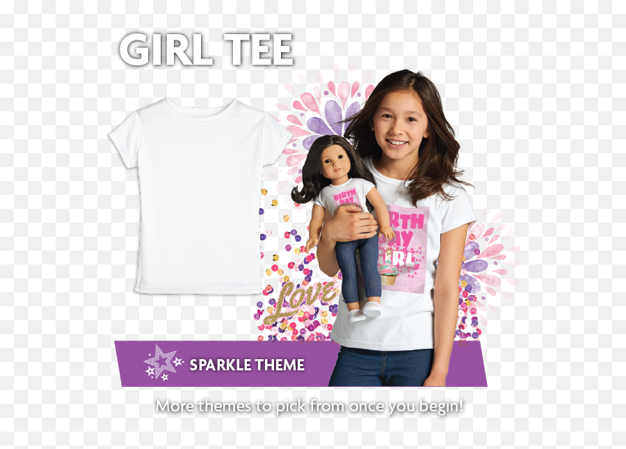 Create Your Own Custom Doll Girl - Girl Png,American Girl Png