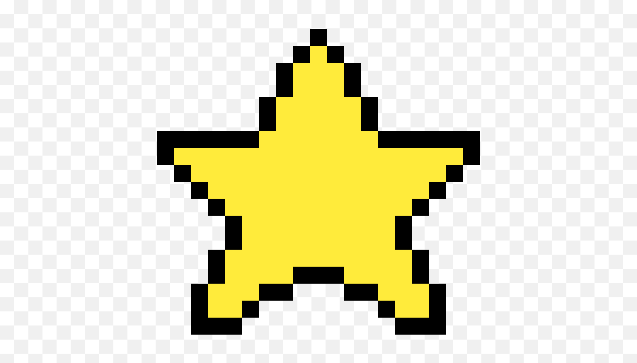 Super Mario 8 Bit Star Png Image - Super Star Pixel Art,Mario Star Png
