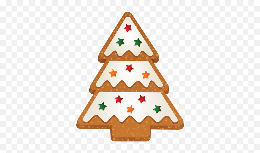 Clip Art Of Christmas Tree 2 Cookie - Christmas Cookie Clipart Png,Christmas Cookies Png