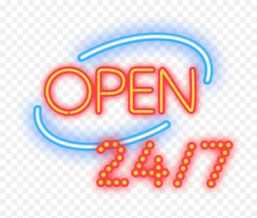 Car Locksmith - 24 Hour Open Logo Png,Neon Light Png