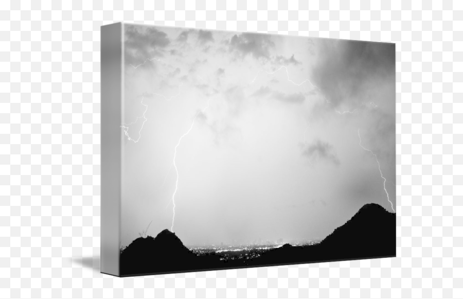 Black And White Lightning Rainbow By James - Lightning Png,White Lightning Png