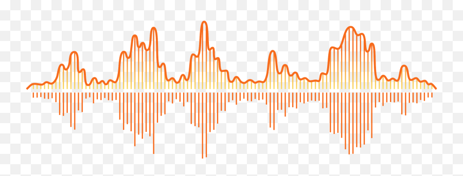 What Is An Audio Messaging App Voice Communication - Orange Sound Wave Png,Sound Wave Transparent