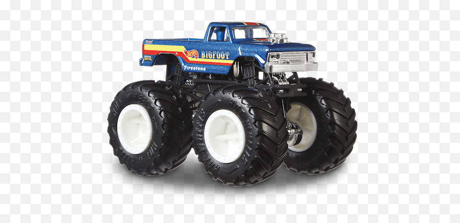 Bigfoot 9 In Blue Hot Wheels Monster Trucks 2019 Car - Bigfoot Monster Truck Png,Monster Truck Png