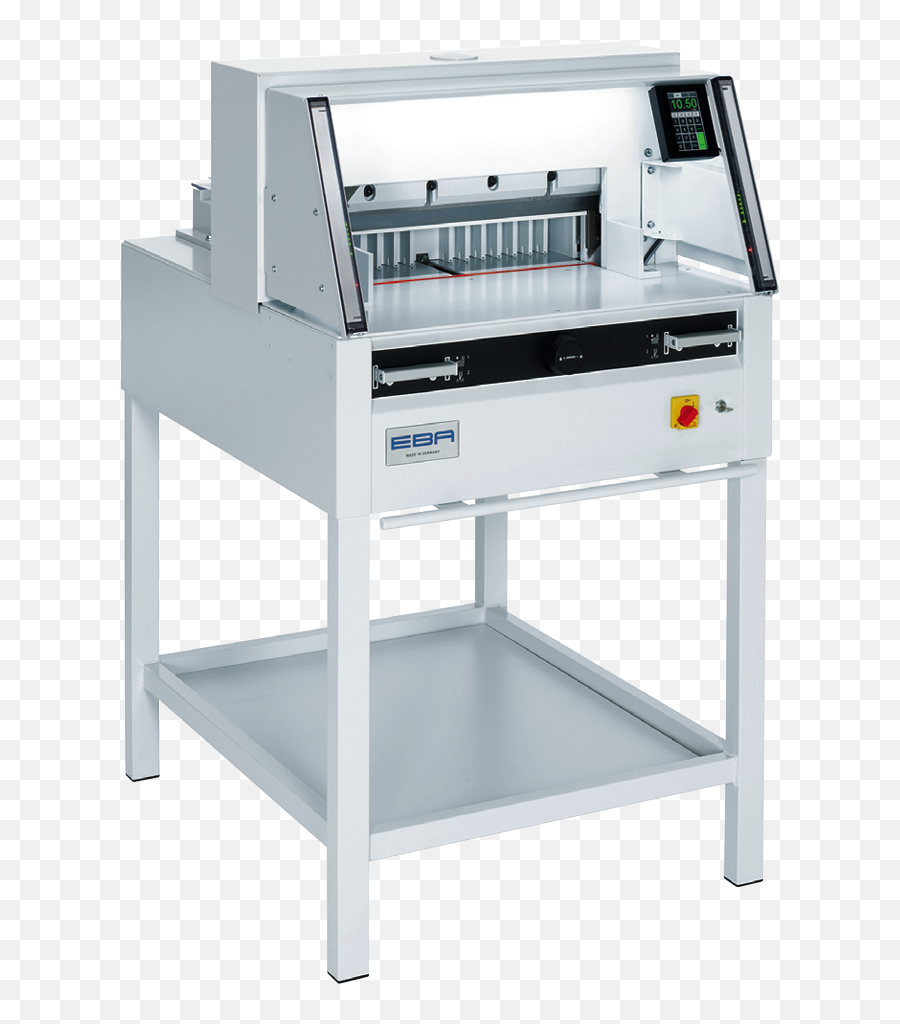 Cutting Machine Eba 4860 Electric Guillotine - Guillotina Ideal Png,Guillotine Png