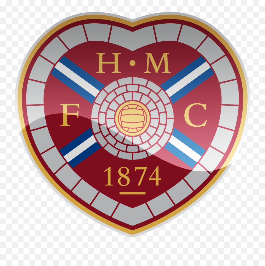 Heart Of Midlothian Fc Hd Logo - Football Logos Heart Of Midlothian Badge Png,Heart Logo Png