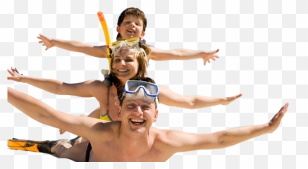 Download Family Beach Png Transparent Image With No - Kids Beach Transparent Background,Beach Transparent