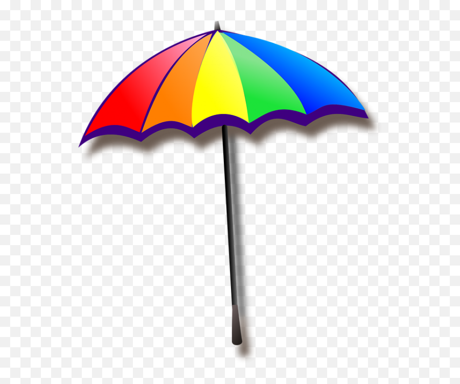 Desenho Guarda Sol Png Transparent Images U2013 Free - Rainbow Umbrella Clipart,Sol Png