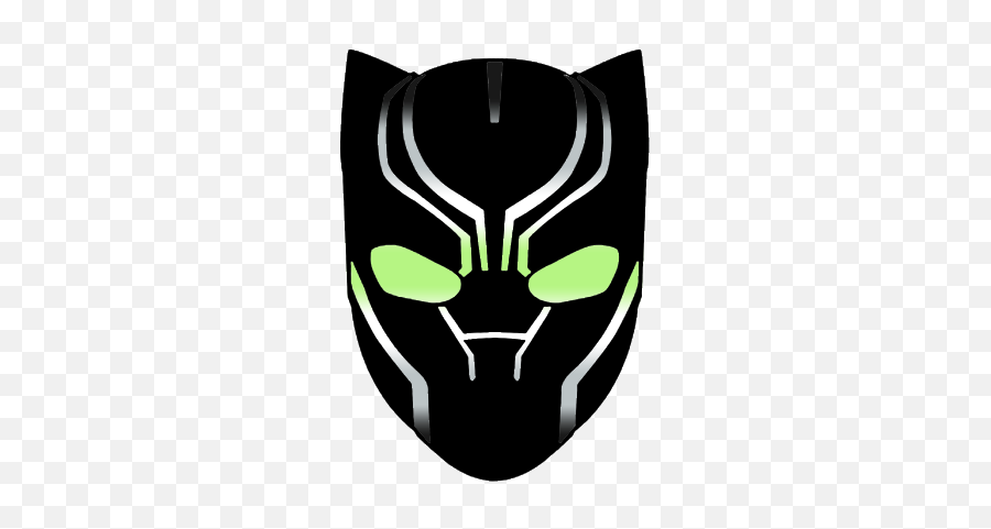 Download Hd Some More Transparent Black Panther Icons - Black Panther Face Mask Png,Black Panther Logo Png
