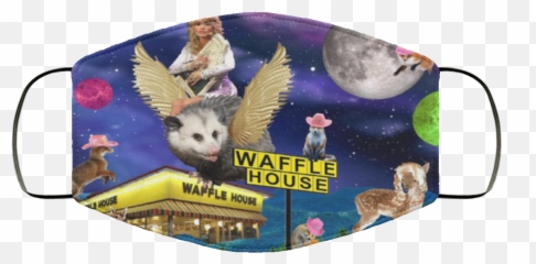 Extra Hillbilly Cloth Face Mask - Waffle House Dolly Parton Face Mask Png,Hillbilly Png