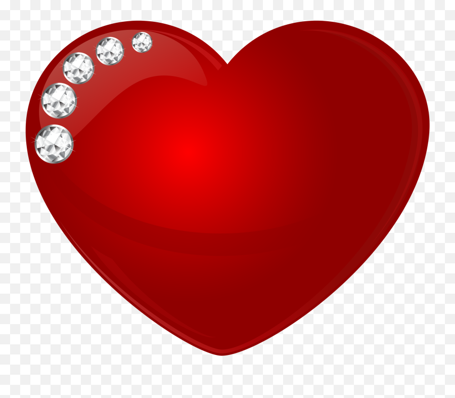 Transparent Clip Art Image - Heart Png,Diamonds Transparent Background