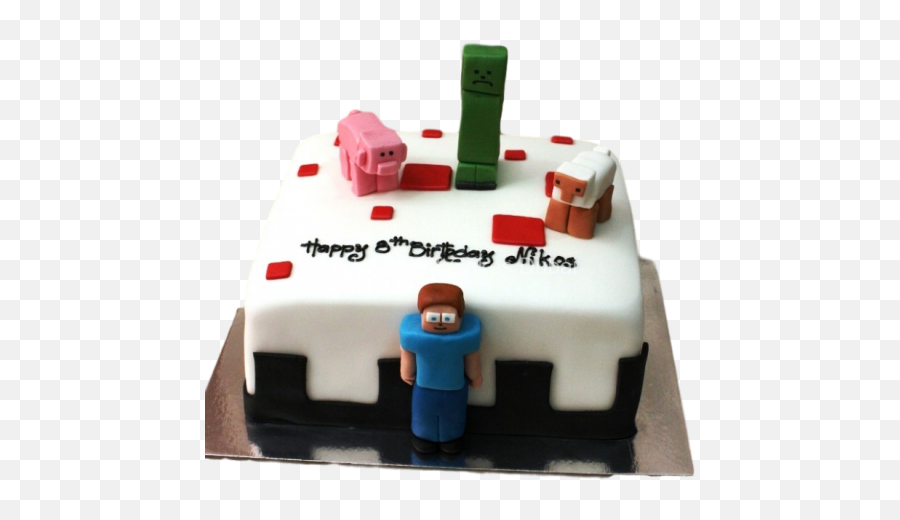 Minecraft Cake 3 - Cake Decorating Supply Png,Minecraft Cake Png