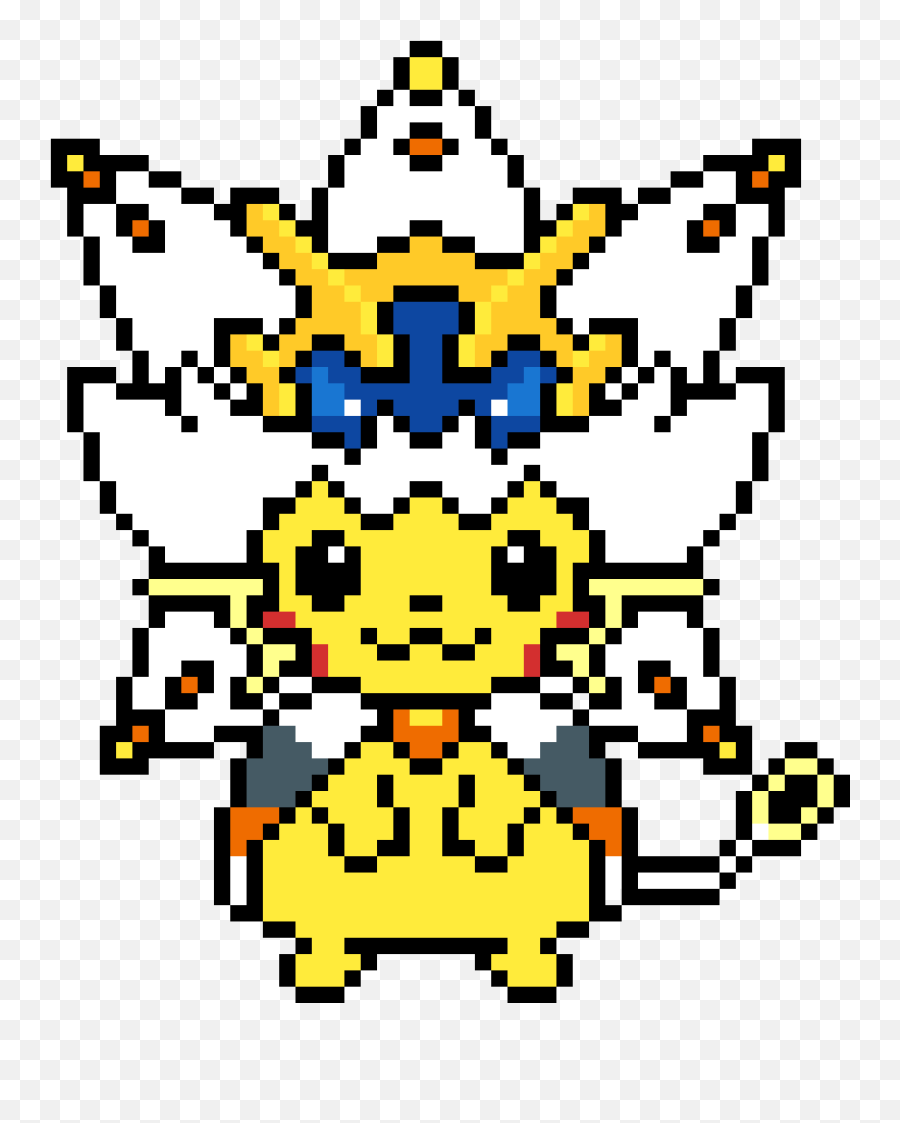 Pixel Art Pikachu Solgaleo Png