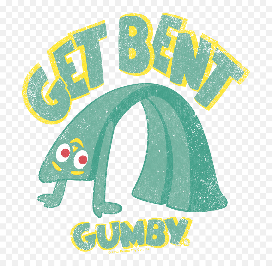 Gumby Get Bent Mens Regular Fit T - Language Png,Gumby Png