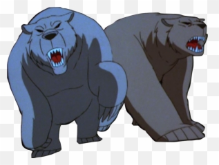 Notchka And Shaka - Batman Subzero Polar Bears Clipart Aggression png