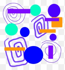 Abstract Shapes Weird Sticker By Krashley Png