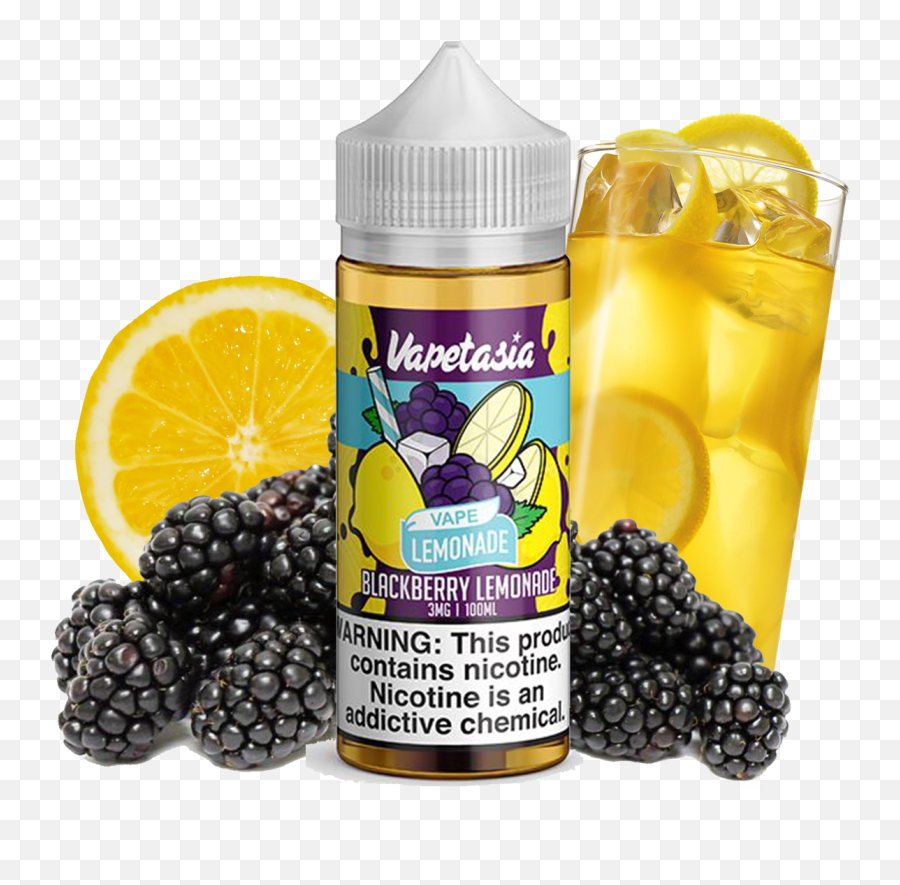 Vapetasia - Blackberry Lemonade 100ml Vape Juice Blackberry Vape Lemonade 100ml Png,Blackberries Png