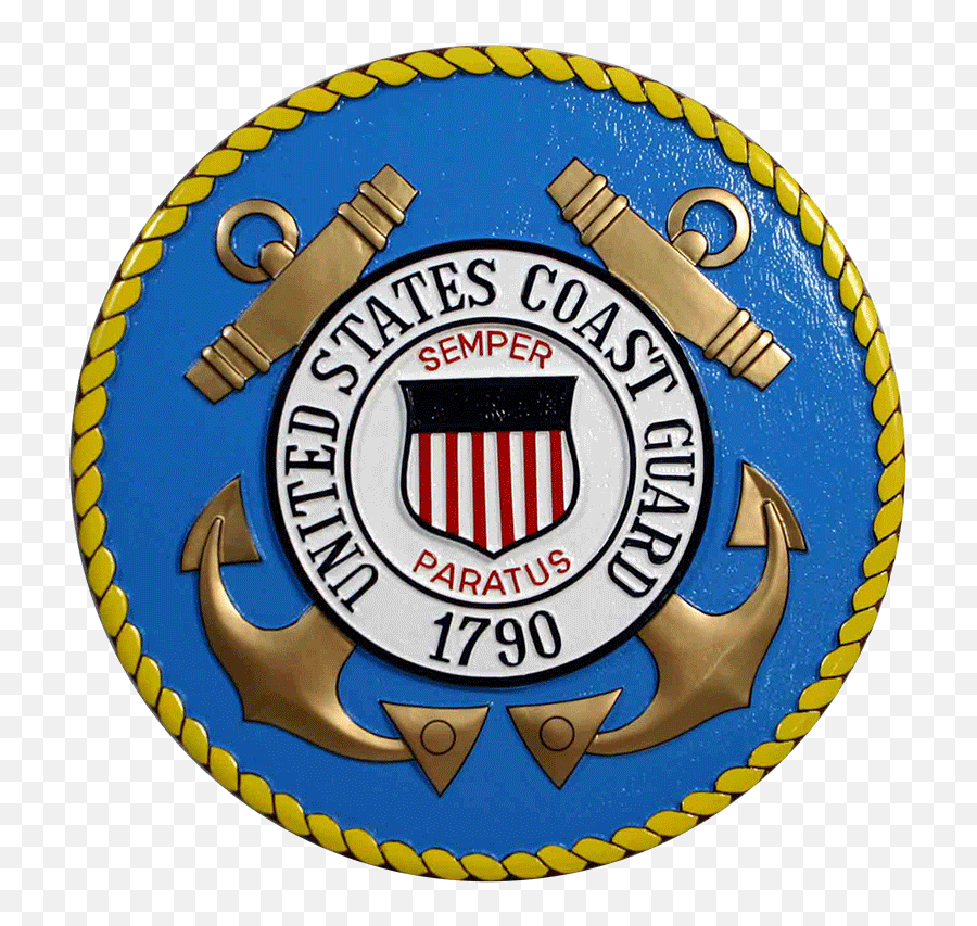 Coast Guard Seal Plaque - United States Coast Guard Emblem Png,Coast Guard Logo Png