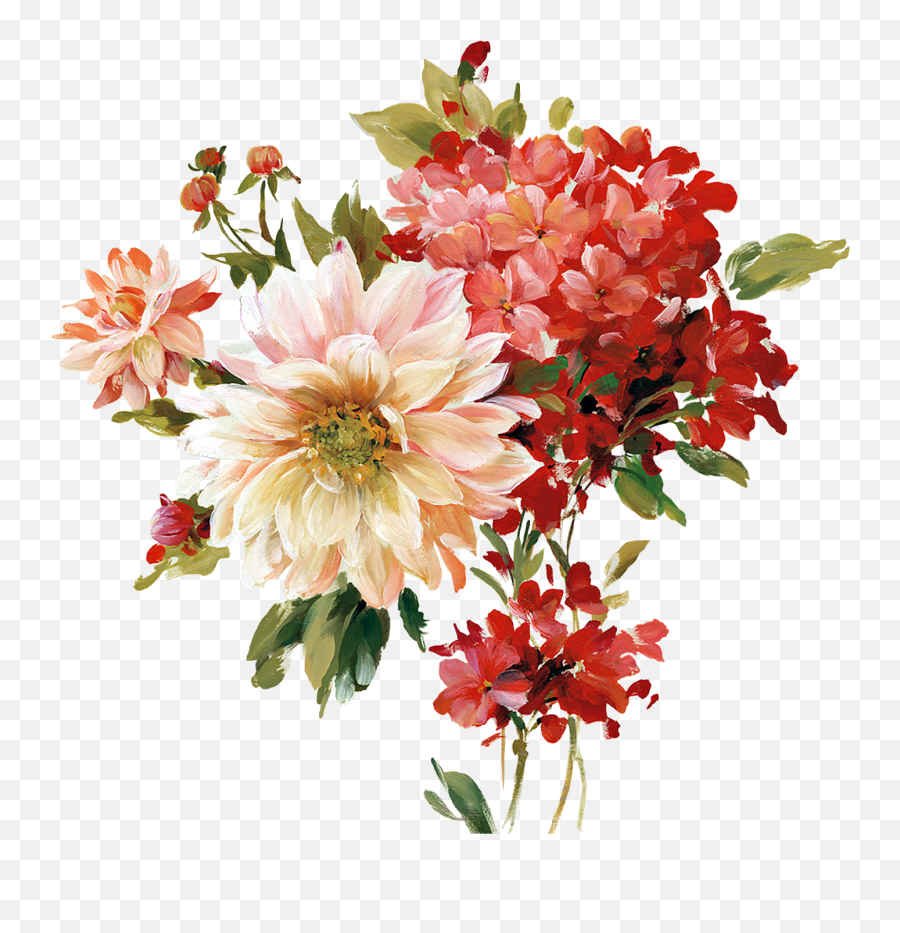 Painted Flower Png Picture - Flowers Png,Painted Flowers Png