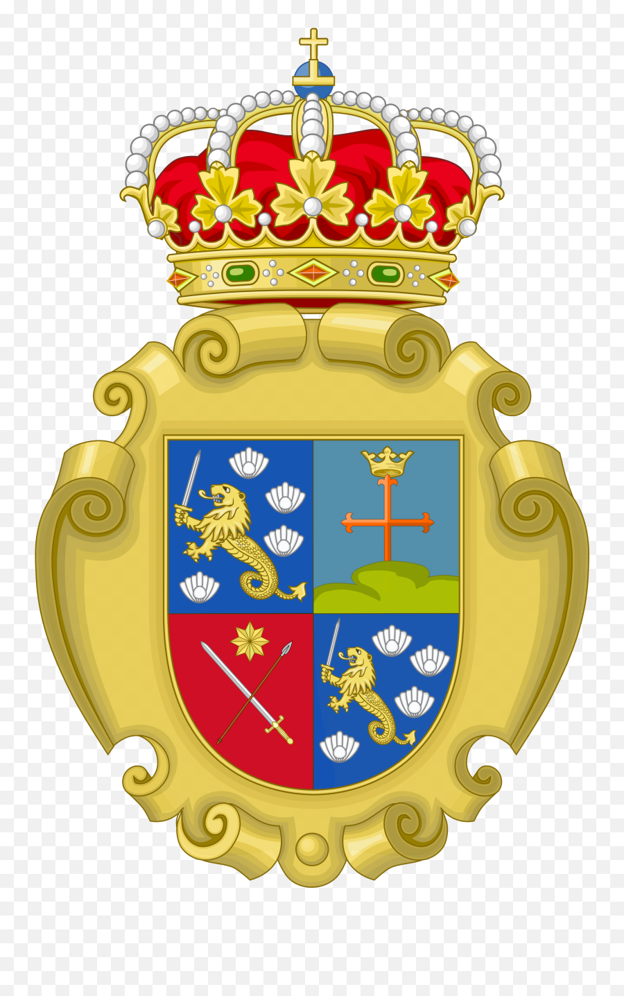 Luzviminda Islands Republic - Spain Philippines Coat Of Arms Png,Iglesia Ni Cristo Logo