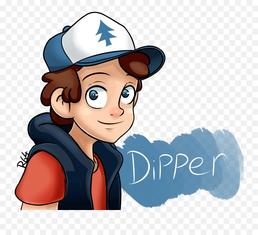 Download Dipper Pines Gravity Falls By Monochromepotato - Dipper Pines PNG  Image with No Background - PNGkey.com