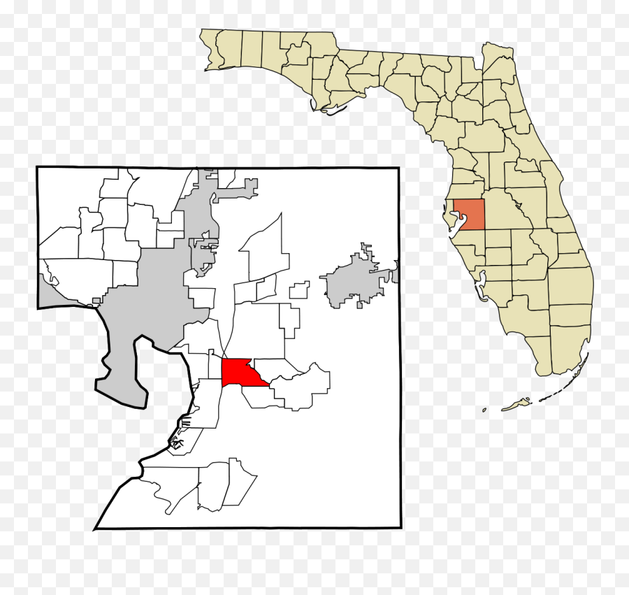 Riverview Florida - County Florida Png,Florida Outline Png
