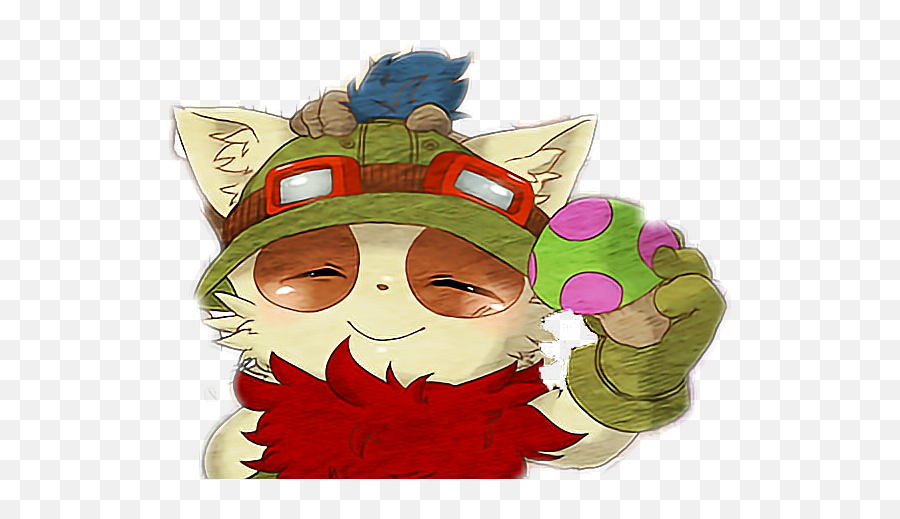 Teemo Sticker By Yuricaue333 - Fictional Character Png,Teemo Transparent