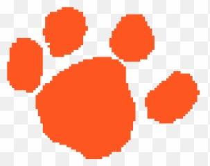 Pixilart - clemson logo by Anonymous Dot png