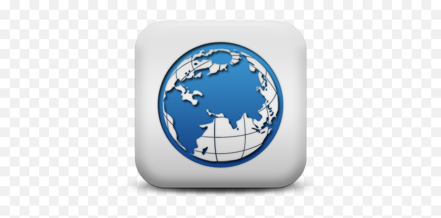 12 Blue And White Square Icon Map Images - Blue And White Square World Icon Png,Globe Grid Png
