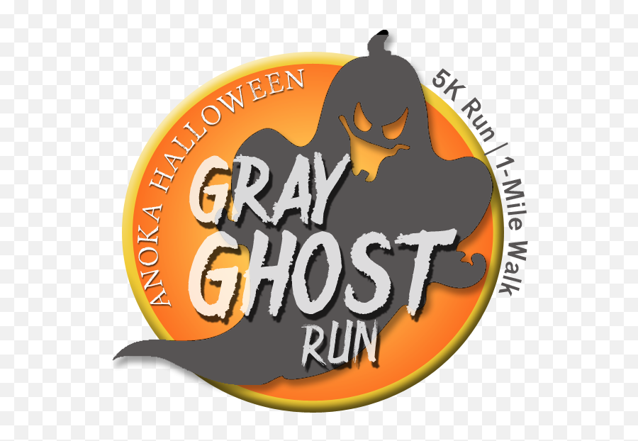 Gray Ghost Run U2013 Anoka Halloweenu0027s - Language Png,Ghost Logo Png