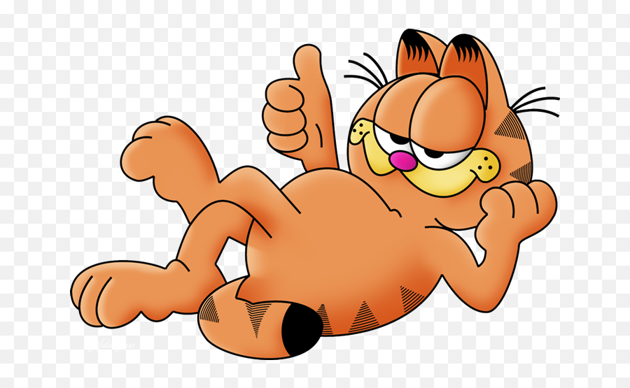 Garfield Cartoon Transparent Images Png Mart - Happy,Garfield Transparent