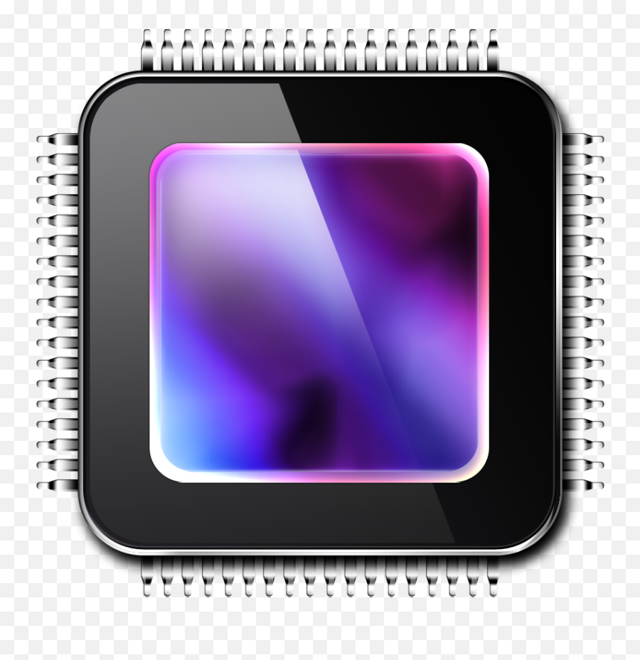 Cpu Electronic Microprocessor Icon - Microprocessor Processor Cpu Png Icon,Cpu Png