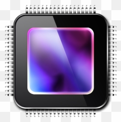 Cpu Electronic Microprocessor Icon - Microprocessor Processor Cpu Png Icon,Cpu Png