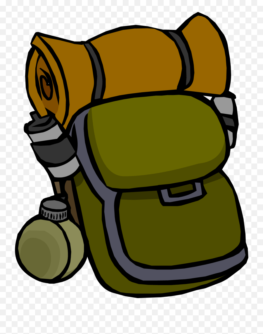 Green Clipart Rucksack - Clipart Transparent Background Backpack Png,Backpack Clipart Png